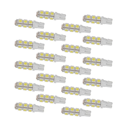 20 x 13SMD 5050 W5W LED Light Bulbs for Car RV Camper