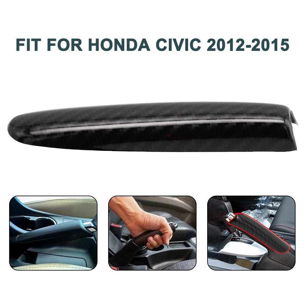 Carbon Fiber Manual Handle Hand-Brake Sleeve-Cover for Civic 9Th (2012–2015)