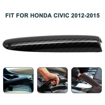 Carbon Fiber Manual Handle Hand-Brake Sleeve-Cover for Civic 9Th (2012–2015)