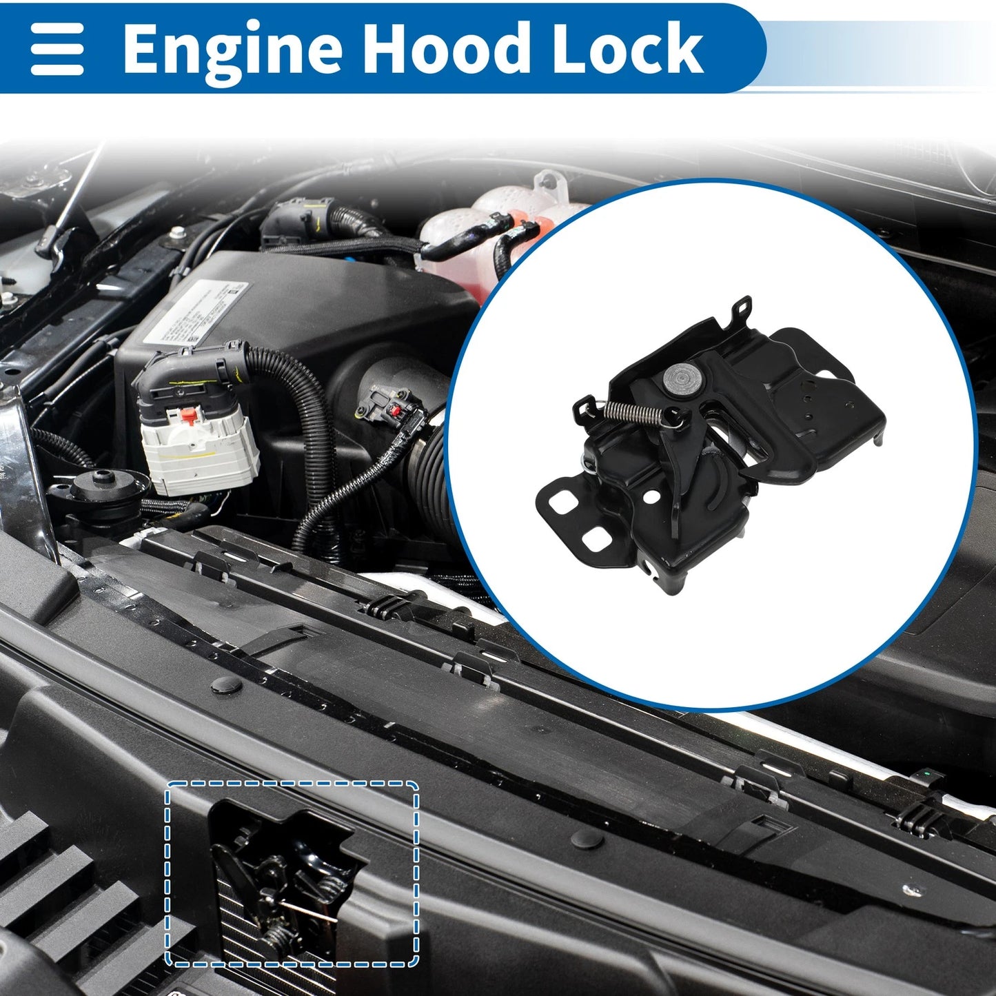Hood Latch Assembly for Jeep Grand Wagoneer (2022-2024) - 1 x Pcs