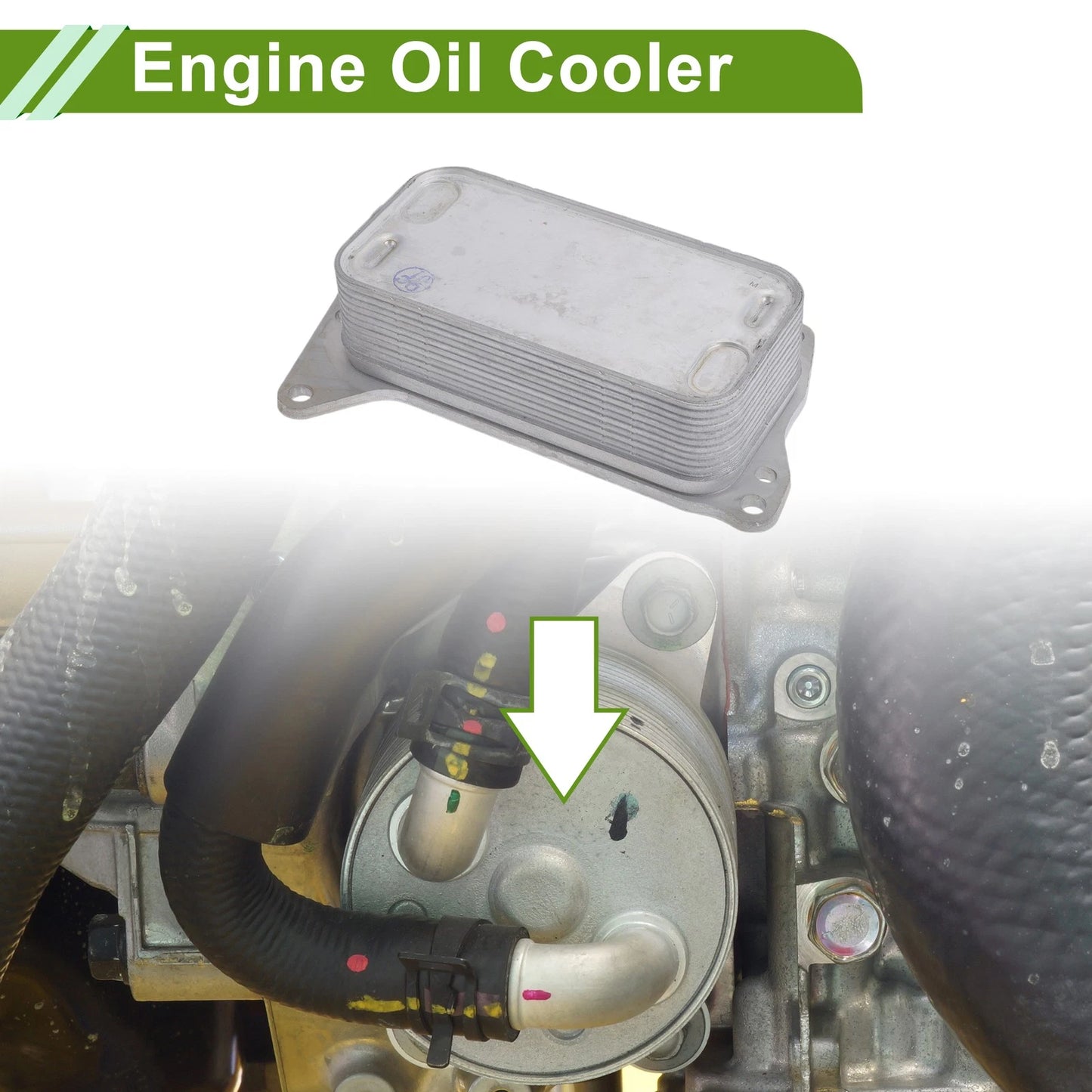 Engine Oil Cooler for BMW 1 Series (2004-2013) - 1 x Transmission Oil Cooler