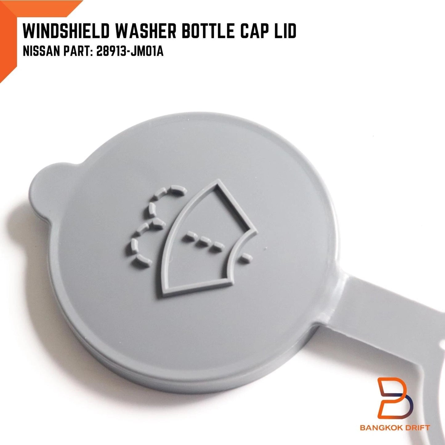 Genuine Grey Windshield Washer Reservoir Cap for Nissan Models