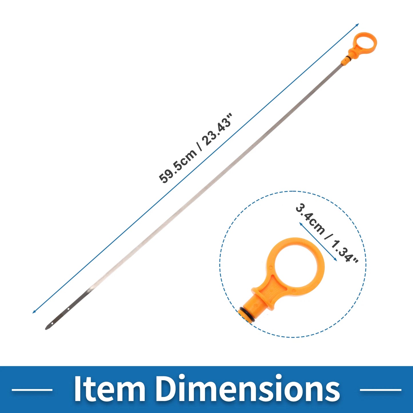 Engine Oil Dipstick for Ford Edge 4 Cyl 2.0L EcoBoost (2015-2023)