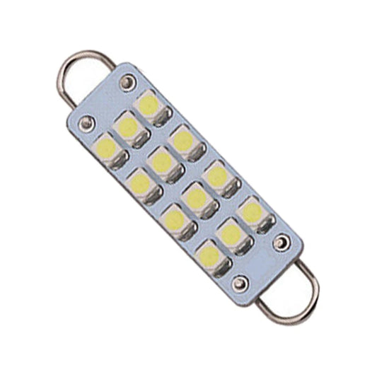 10pcs LED 12SMD 44mm Dome Light Bulbs for Universal Cars