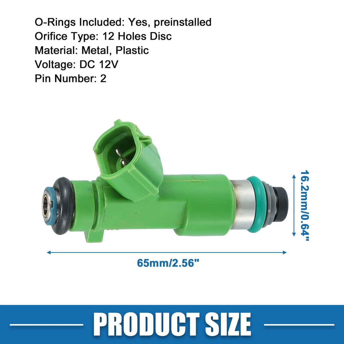 6 x Fuel Injector 3.5L Green for Nissan Pathfinder (14-20)