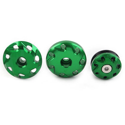Green Frame Hole Cover Plug Cap Set for Kawasaki NINJA1000 Z1000 Z1000SX (2011-2016)