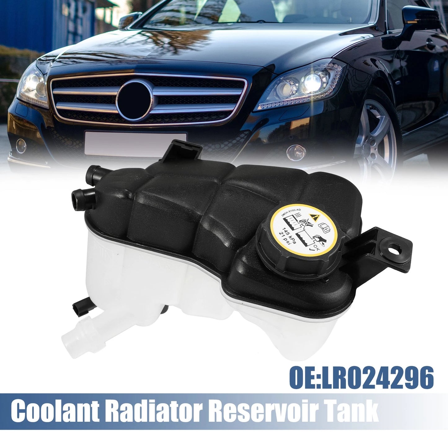 Coolant Reservoir Tank with Cap Sensor for Land Rover LR2 (2008-2015)