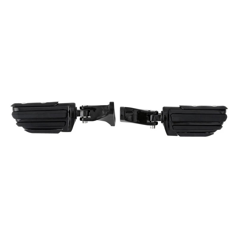 Black Rear Passenger Footpeg Pegs for Harley Road Glide (1993-2025)