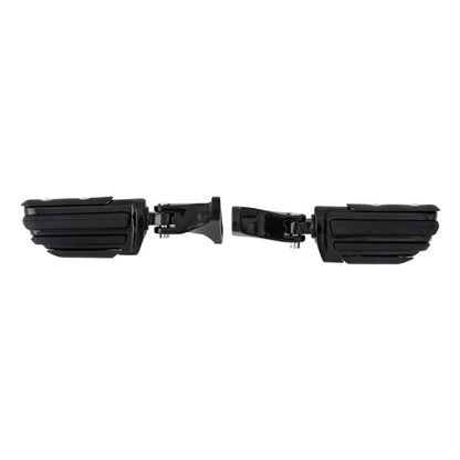 Black Rear Passenger Footpeg Pegs for Harley Road Glide (1993-2025)