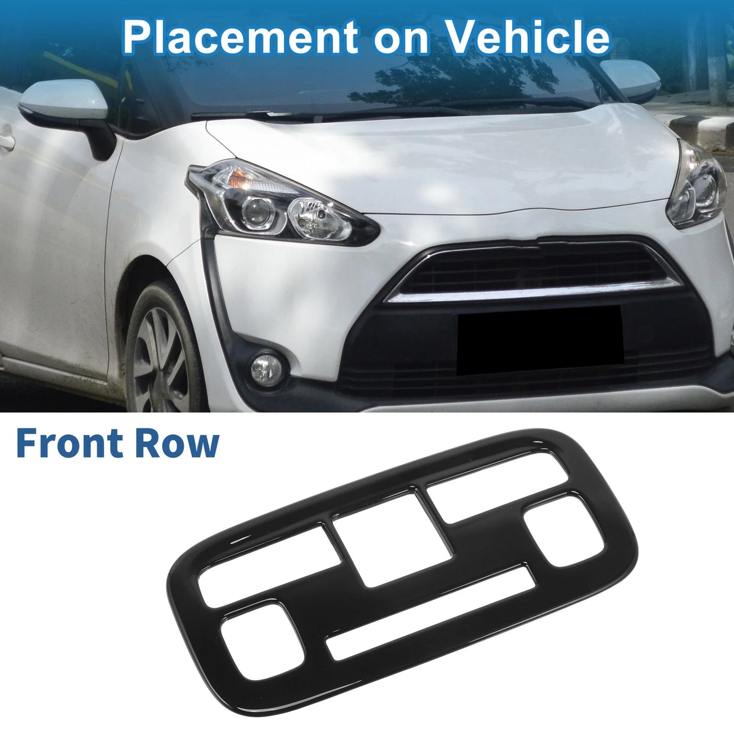 1 x Front Row Headlight Trim Bezel for Toyota Sienta (2022-2023)