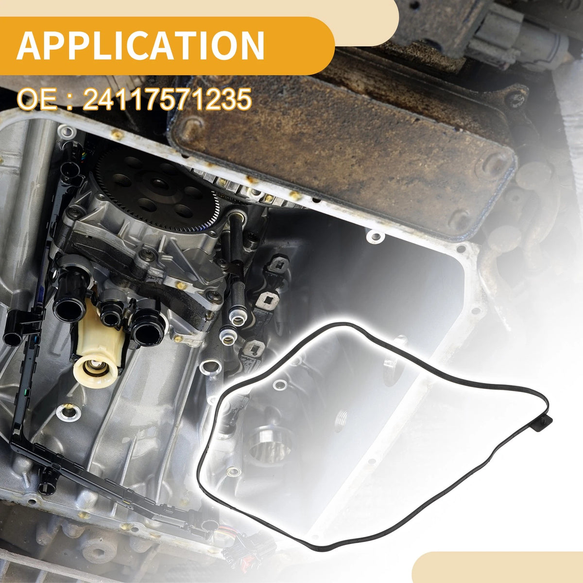 Transmission Filter Oil Pan Gasket for BMW 328i (2007 - 2013)
