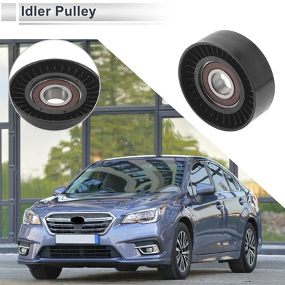 Drive Belt Idler Pulley for Volvo S60 (2001-2010) Black 1 Pc