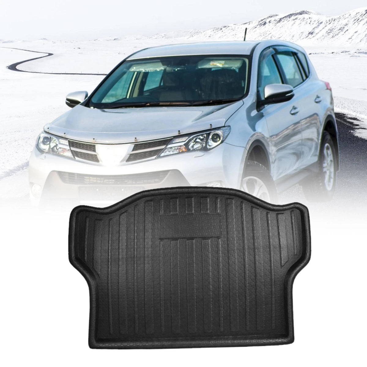 Cargo Trunk Tray Cargo Liner Rear Cargo Trunk Mat for Toyota RAV4 (2013–2018)