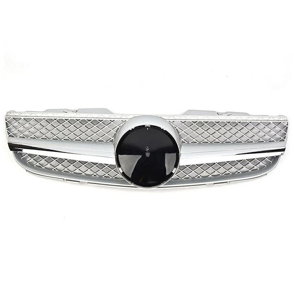 Front Bumper Upper Mesh Grille for Mercedes Benz R230 SL550 SL63 (2007-2008)