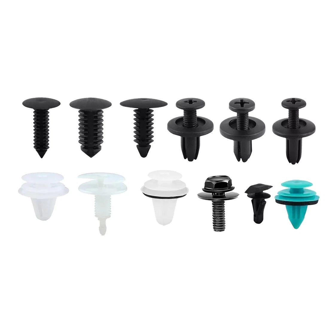 800x Car Retainer Clips Fasteners Push Trim Rivet Bumper Kit for Auto