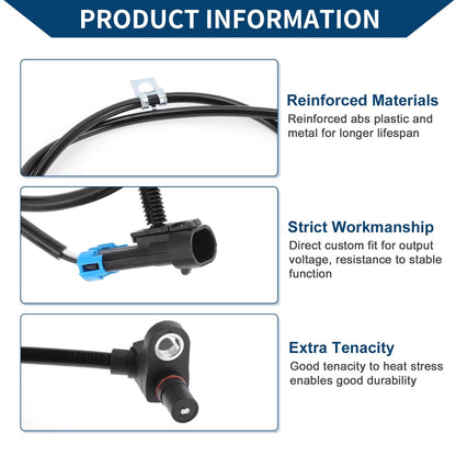 ABS Wheel Speed Sensor for Cadillac Escalade Front Right