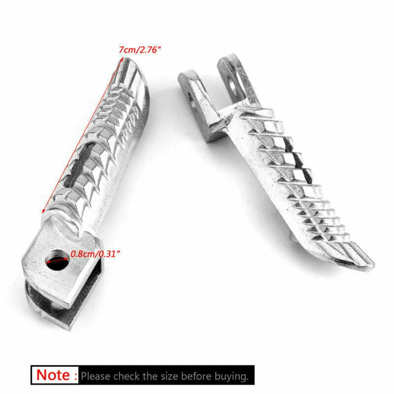 Foot Pegs for Suzuki GSXR 600/750 (06-14), GSXR1000 (05-14) Silver
