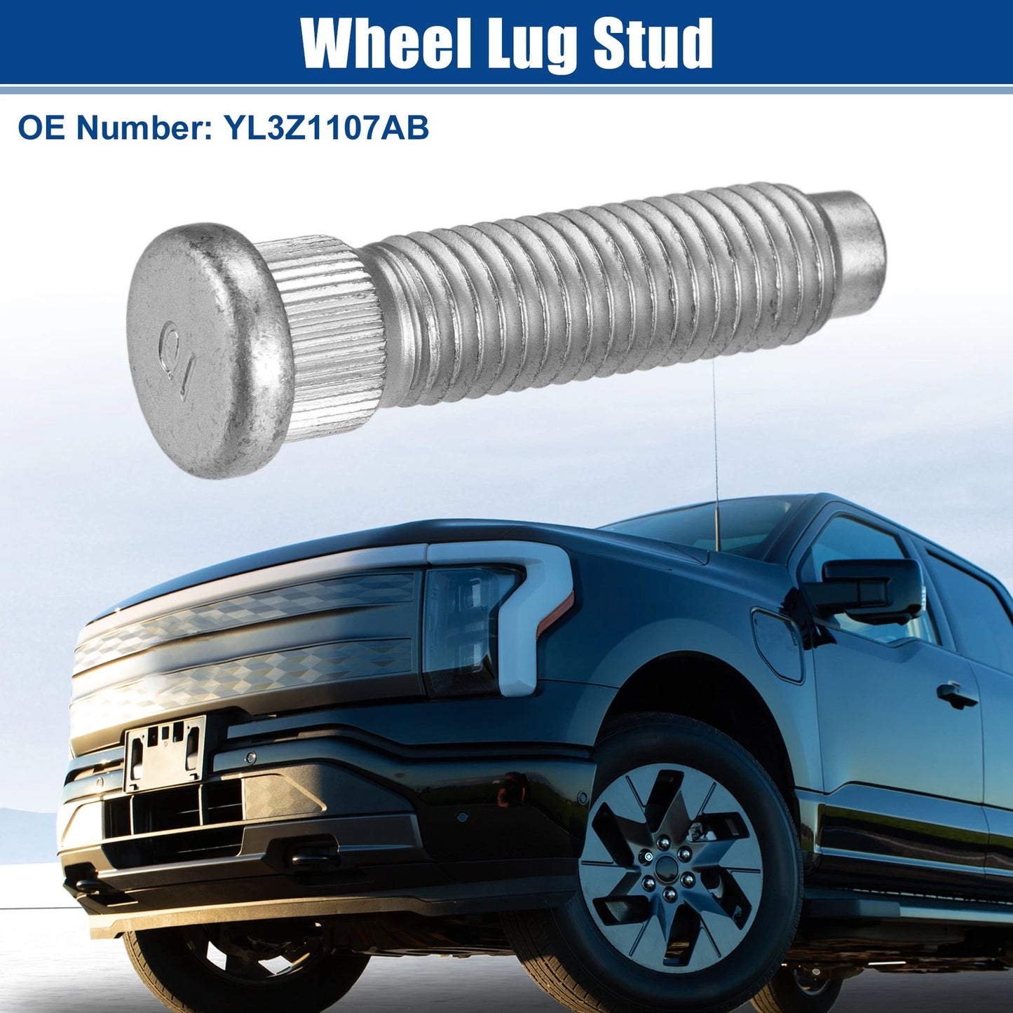 6 Pcs M14x2 Wheel Lug Studs for Lincoln Navigator (2003-2023)