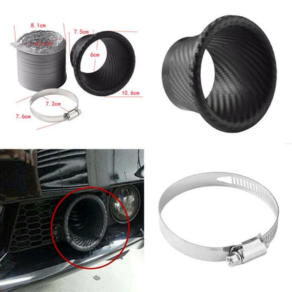 1 Set ABS Black Car Front Bumper Carbon Fiber for TURBO