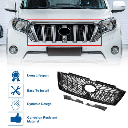 Upper Hood Bumper Grille for Toyota Land Cruiser Prado (2014-2017)