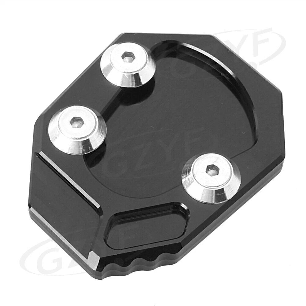 Black Side Stand Kickstand Plate Pad for Yamaha YZF R1 (2009-2015)