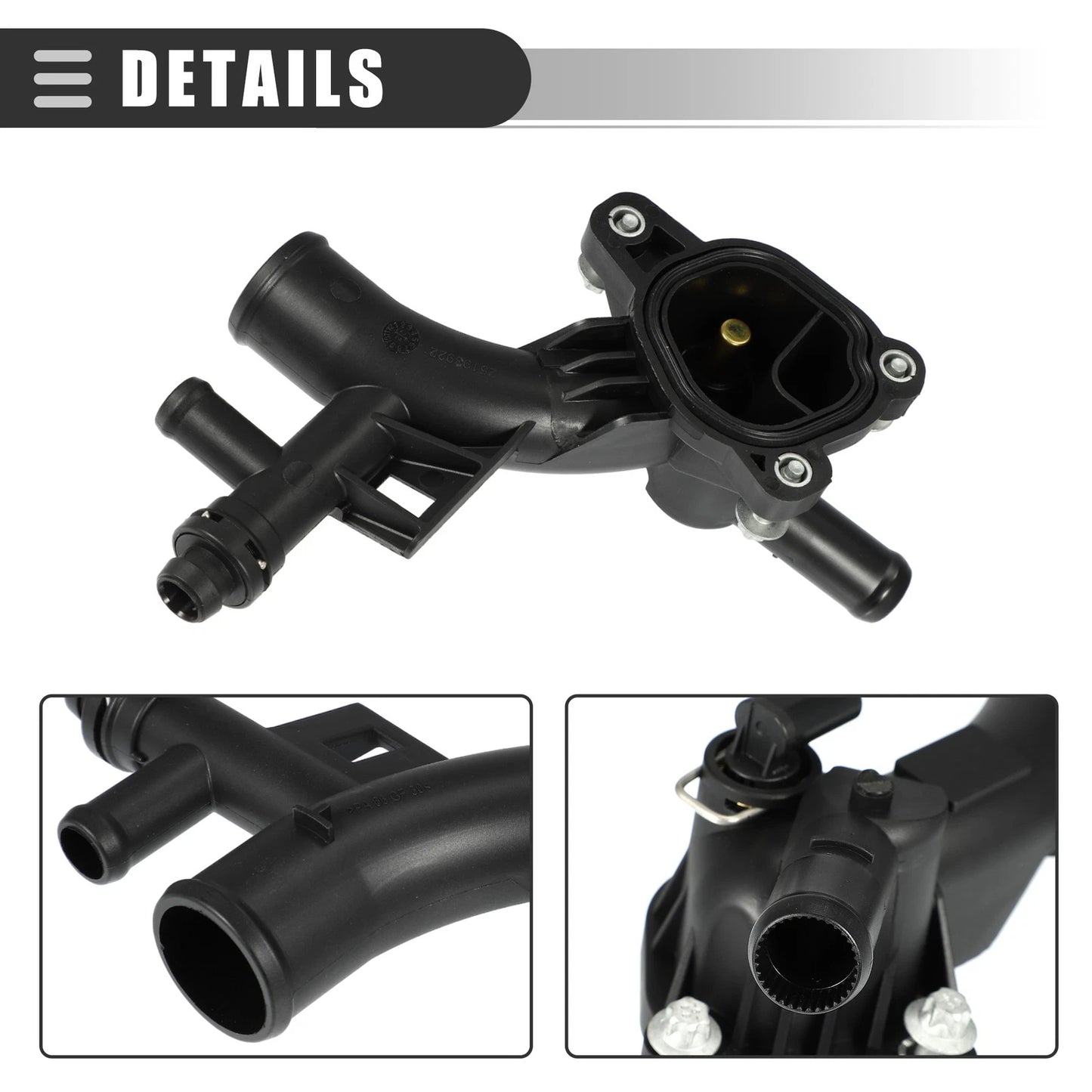Engine Coolant Housing Water Outlet & Inlet Hose for Chevrolet Cruze