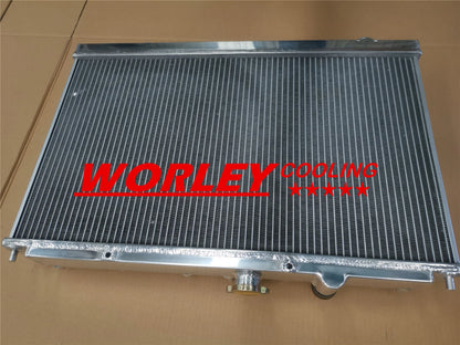 Aluminum Radiator with Sensor Hole & Fan for Mitsubishi Lancer EVO (1992-1995)
