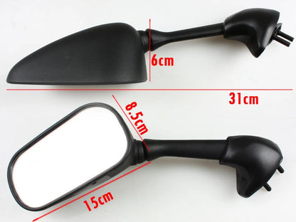 Mirrors for Yamaha YZF-R6 2001-2002 Black
