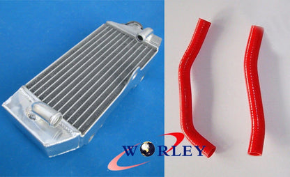 Aluminum Radiator & Blue Silicone Hose for YAMAHA YZ85 (2002-2021)