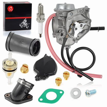 Carburetor with Intake Manifold & Tube Boot for Arctic Cat ATV 250/300 (2001-2005)