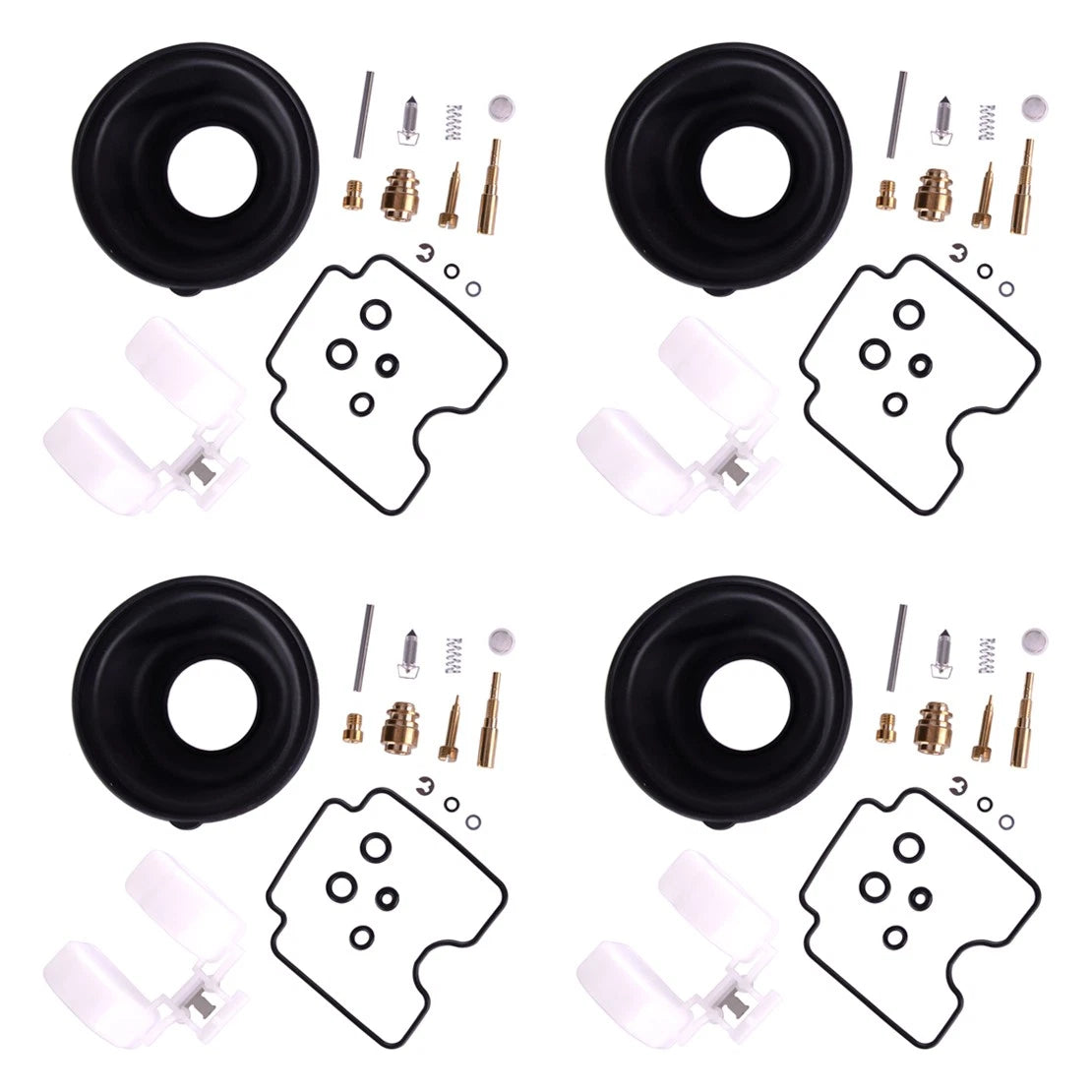 Carburetor Repair Kit Set of 4 Diaphragms for Suzuki GSX600F (1998-2006)