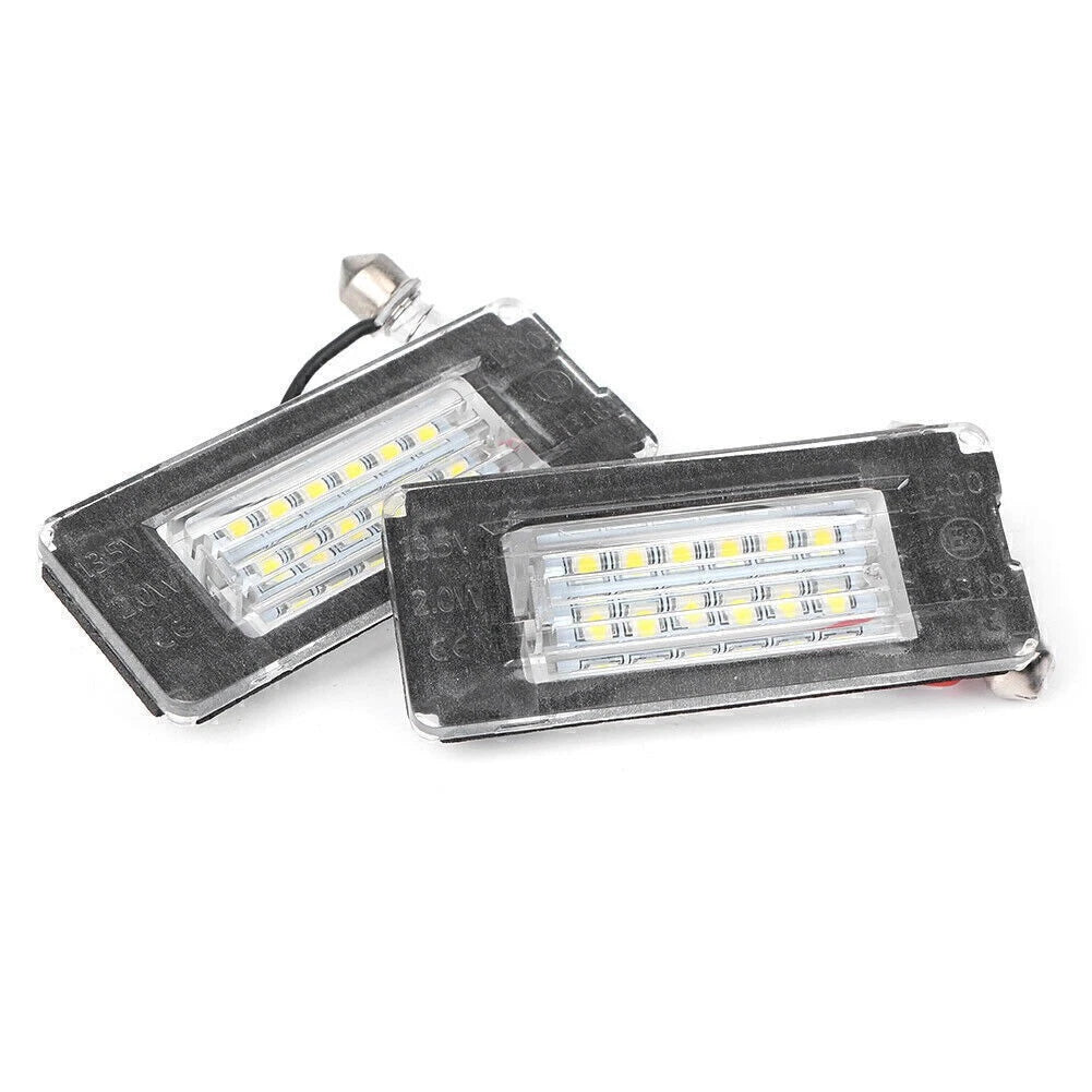 2 x 18SMD LED License Plate Lights for MINI Cooper R56 R57 R58 R59 (2006-2013)
