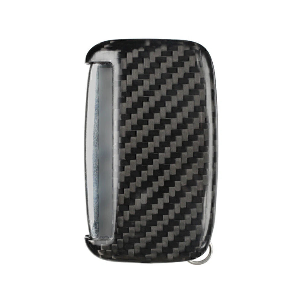 Black Carbon Fiber Remote Key Shell Cover for Land Rover Range Rover Discovery