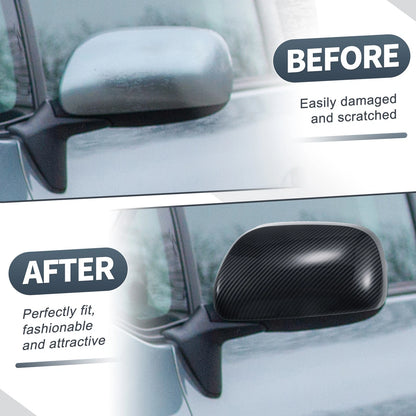 Mirror Cover Overlay Carbon Fiber 2 x for Toyota Corolla (2005–2007)