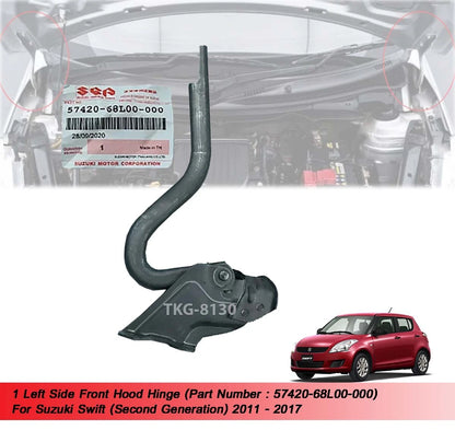 Left Front Hood Hinge for Suzuki Swift (2011-2017)