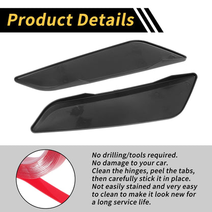 Hood Hinge Cover for BMW G30 5 Series (2017-2023) Black - 1 Pair
