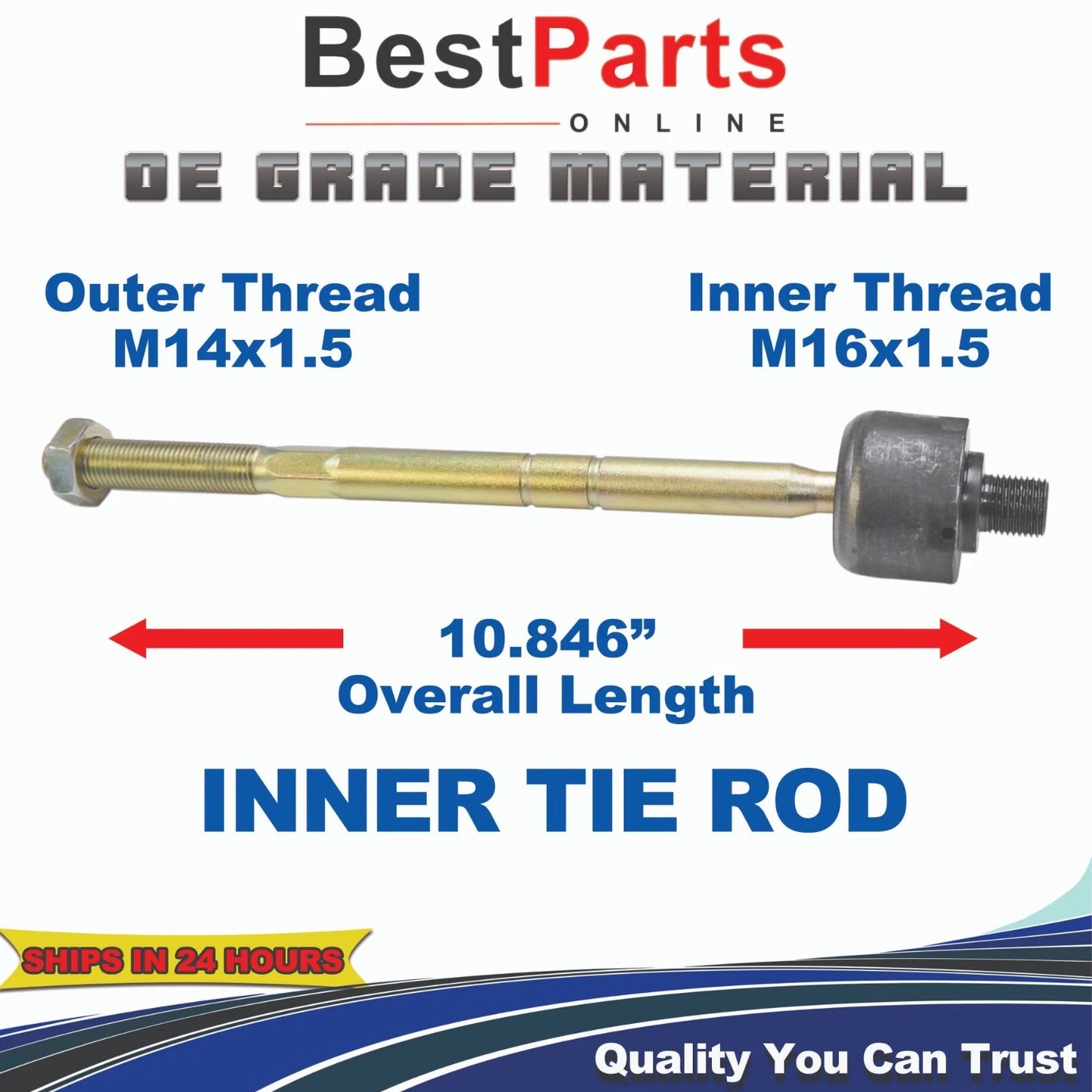 Steering Inner Tie Rod End for Mercedes C250 (2010–2014)