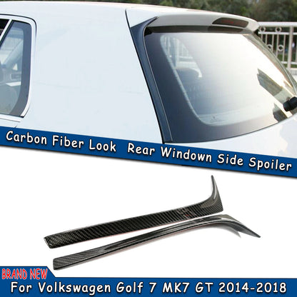 Rear Window Side Spoiler Wing for GOLF 7 MK7 (2014-2018)