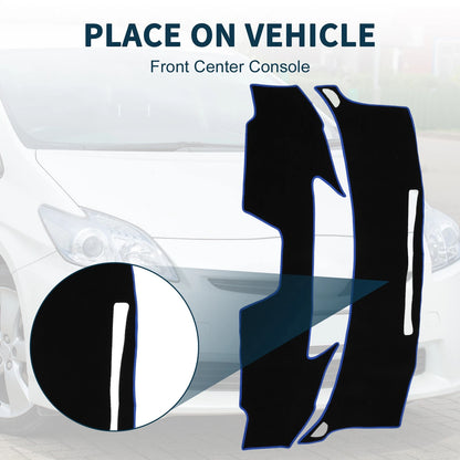 Dashboard Dash Cover Mat for Toyota Prius ZVW55 Sun Protector Pad Black Blue