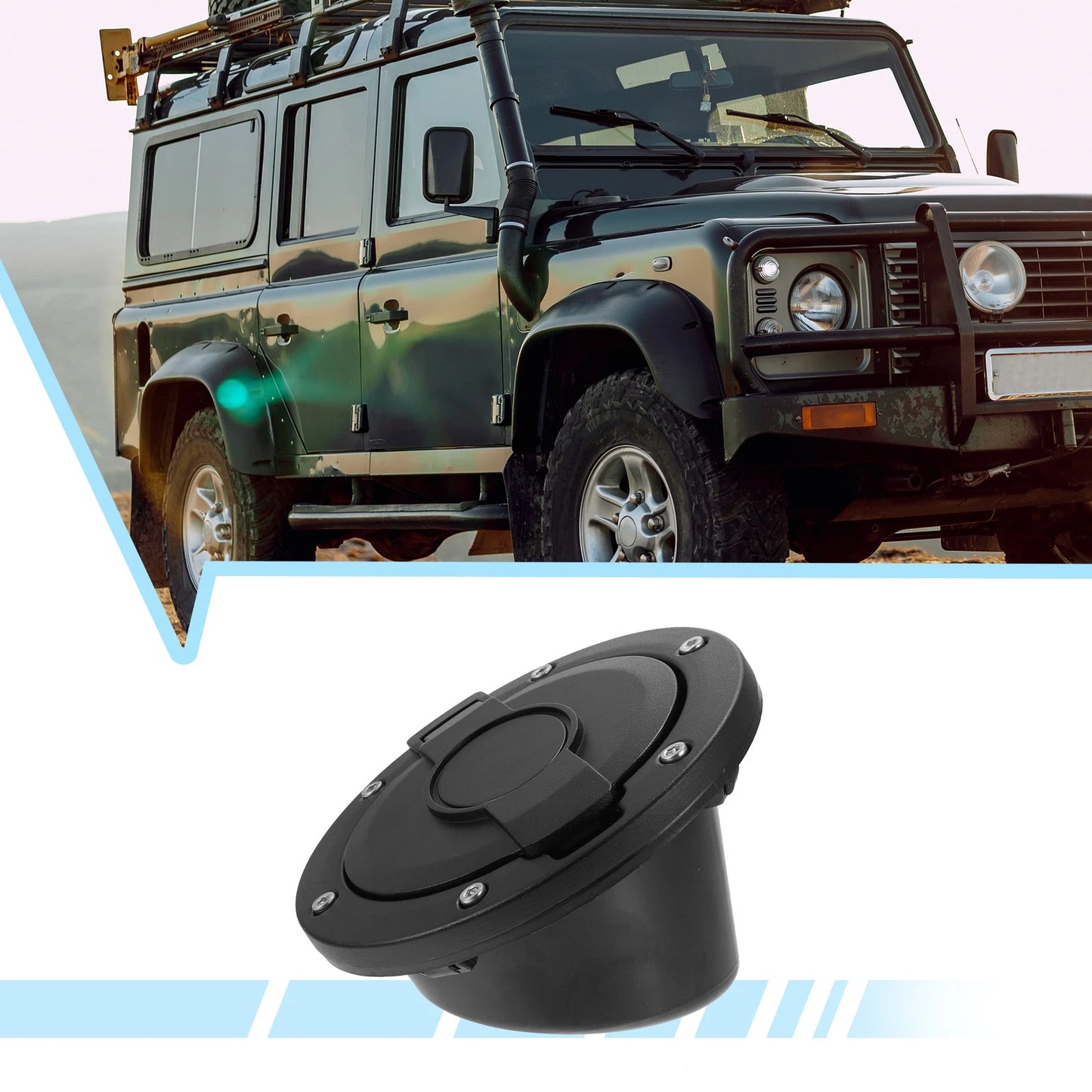 Gas Fuel Tank Cap for Jeep Wrangler JK Unlimited (2007-2018)