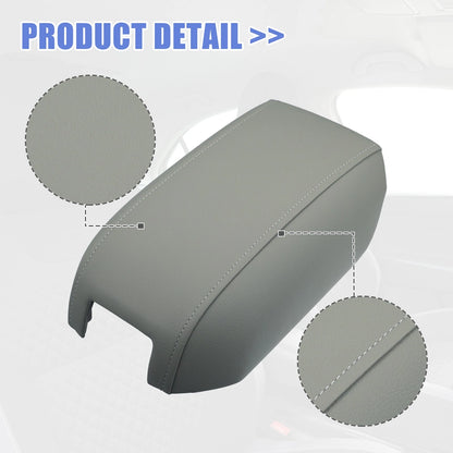 Center Console Cover Lid for Volvo XC90 (2004-2014) Gray Armrest Pad