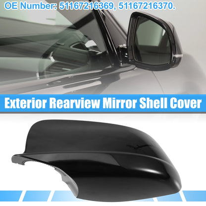 Car Rear View Mirror Cover Shell Trim for BMW 528i XDrive (2012-2016)