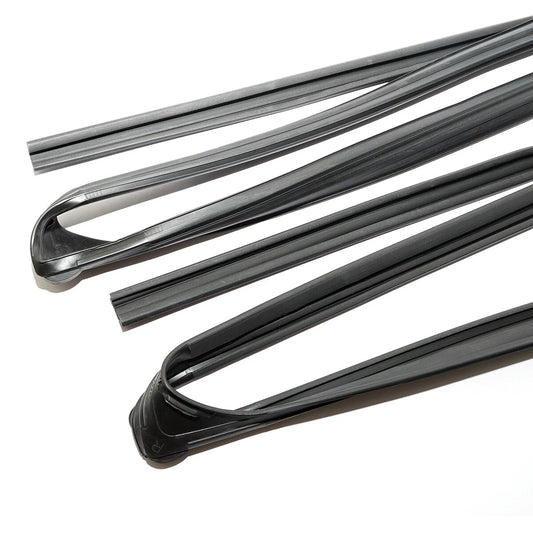 Rear Door Window Glass Run Channel Seal Set for Honda Accord 2008-2011