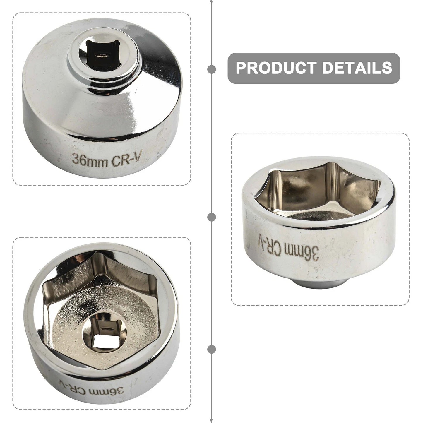 36mm Compact Oil Filter Wrench Tool for Vehicles