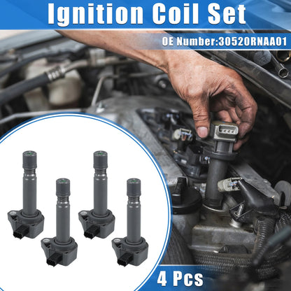 4 x Ignition Coils for Honda Civic (2009-2011)
