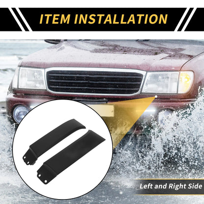 2 x Pair Front Bumper Grille Headlight Filler for Toyota Tundra (2007–2013)