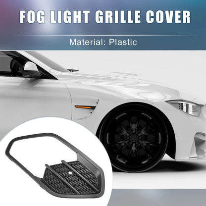 Front Right Fog Light Grille Cover for Ford Escape Kuga (2017-2019) Black