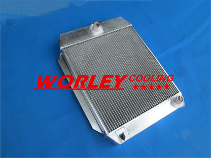 Aluminum Radiator 1/2" for Ford Chopped V8 (1928-1934)