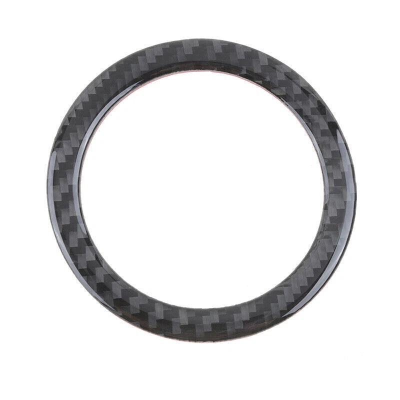 Carbon Fiber Center Steering Wheel Logo Sticker for Jeep Grand Cherokee (2011-2021)