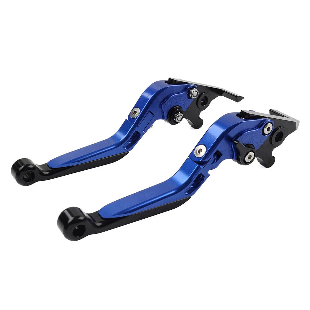 CNC Blue Extendable Brake Clutch Levers for Kawasaki ZX10R/RR/KRT/SE (16-20)